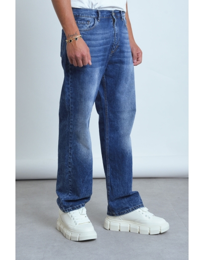 Denim 100%cotone blu