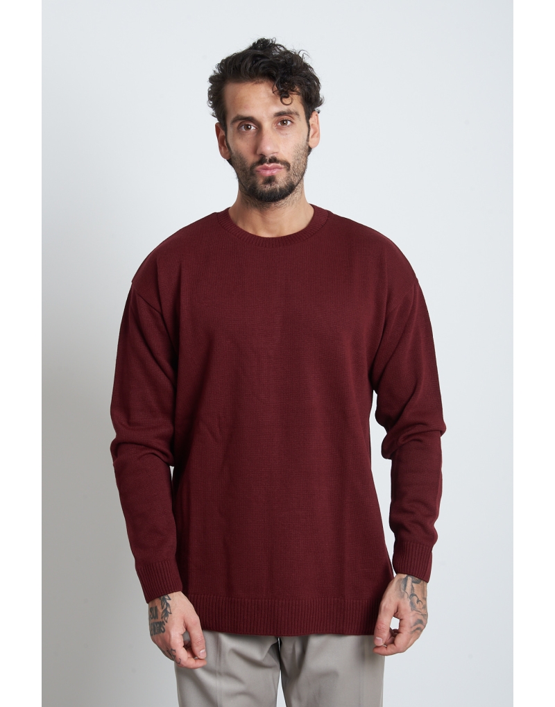 maglione girocollo rasato...