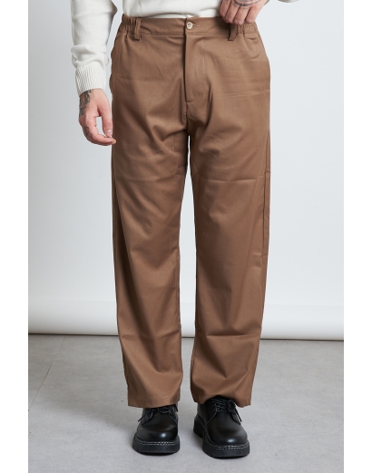 Pantalone a palazzo beige